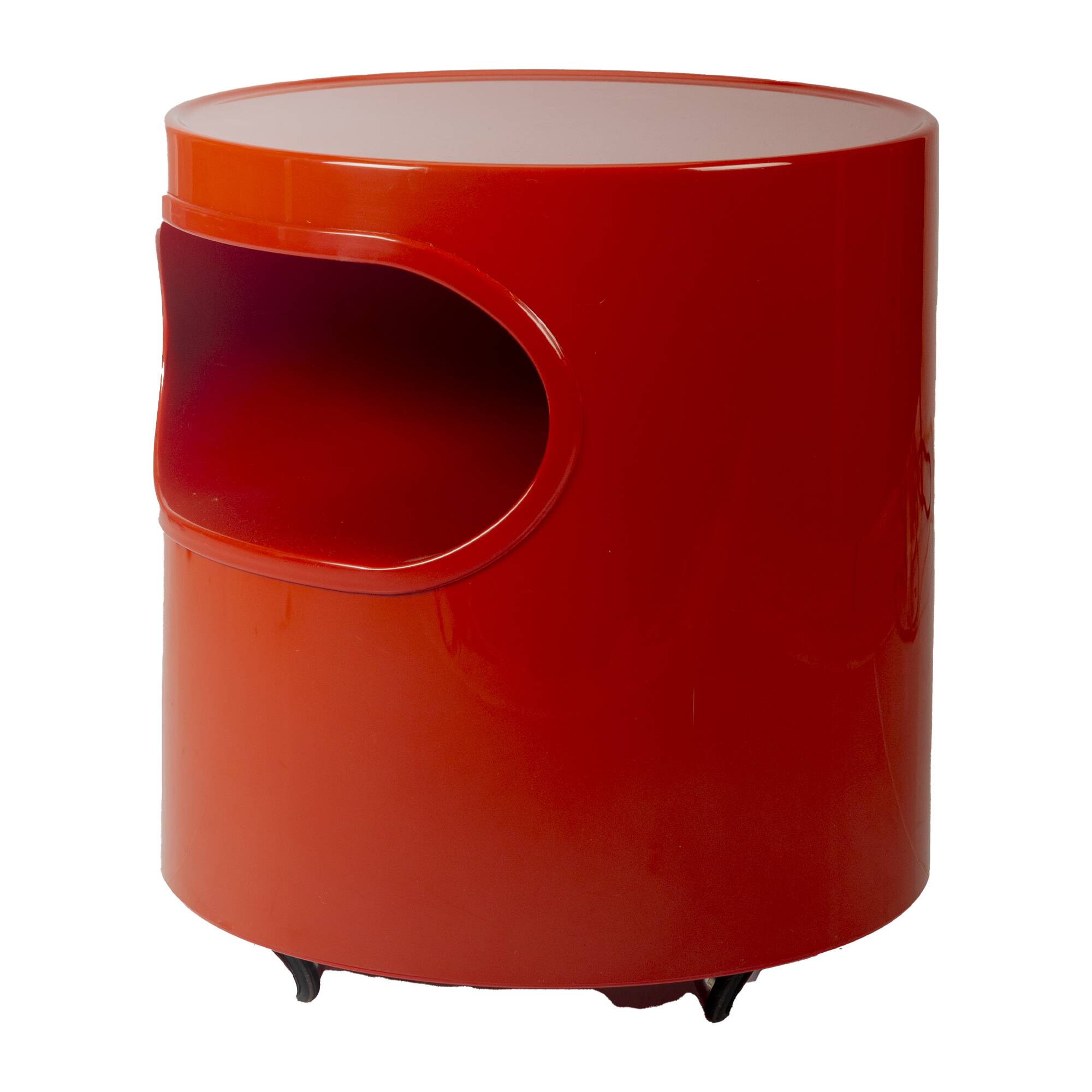 Red Giano Giano Vano Side Table by Emma Gismondi for Artemide