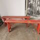 Paire de bancs pliants en bois