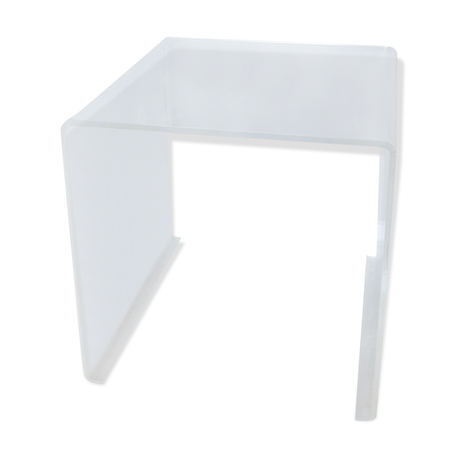Plexiglas side table 40 x 40 x 40