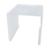 Plexiglas side table 40 x 40 x 40