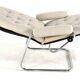 Ekornes Stressless 1970s armchair - very rare early model - new upholstered
