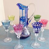 6 Saint Louis lined crystal wine glasses, Tommy model