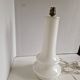 70s Design Lamp in White Opaline
