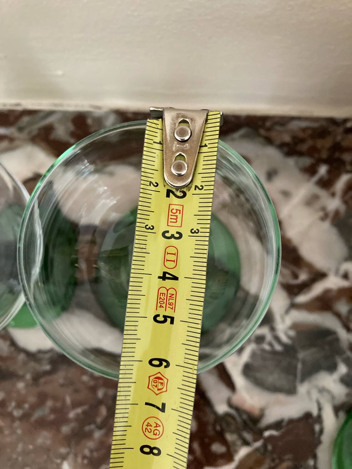 Roemer green stemmed glasses