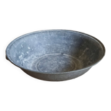 Planter Large round zinc basin with two handles