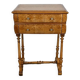 Rare Small Chiffonnière Table in Speckled Amboyna and Cherry, Louis Philippe Period – 19th