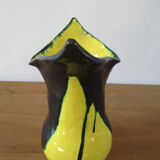 Free form vase signed Beauvais 70s