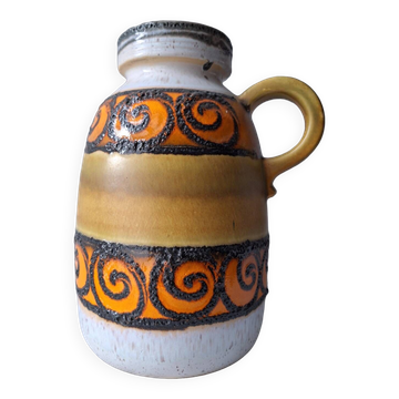 West Germany vase, carafe, vintage pitcher