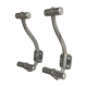 Pair of metal hooks