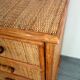 Vintage rattan chest of drawers