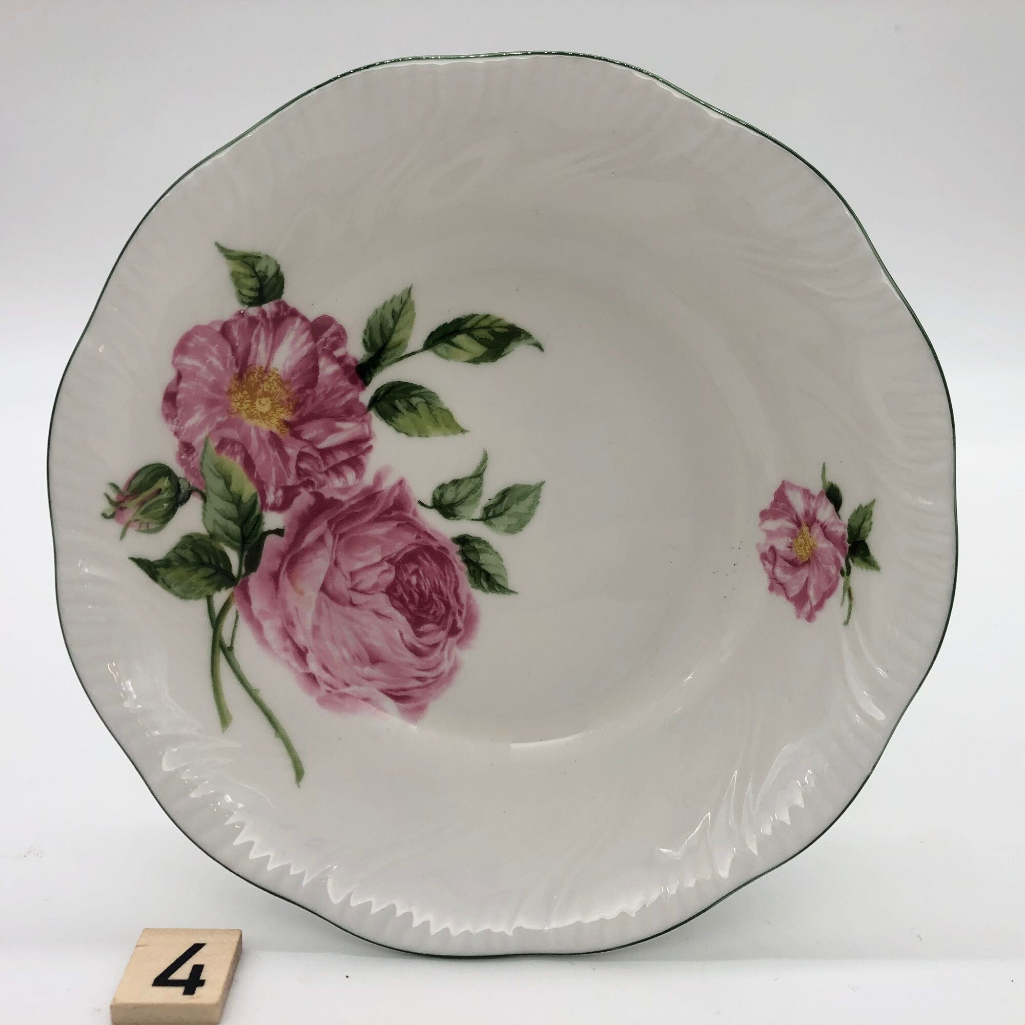 6 dessert & ice bowls with serving dish "the national trust – england"