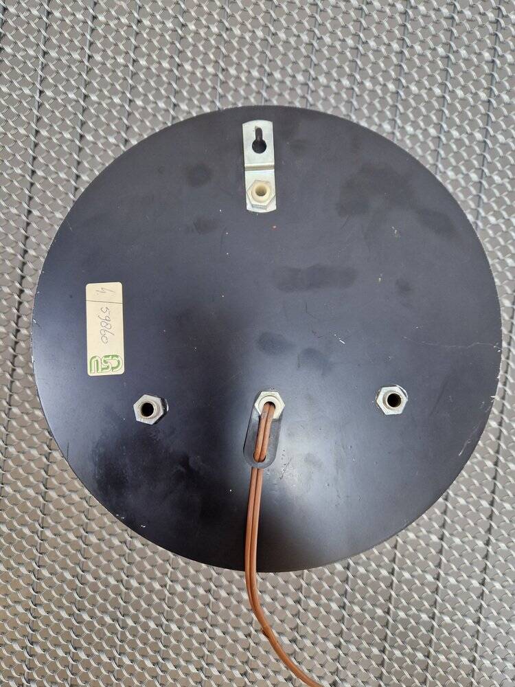 Mid-Century Metal Discus Wall Lamp attributed to Herda, 1960s