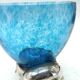 Large glass bowl rcr colle - silver 925 snail base carapelli & miniati