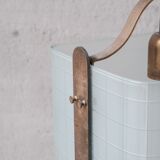 Suspension italienne en laiton et verre