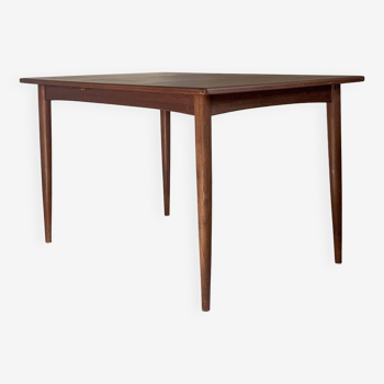 Scandinavian table in vintage teak