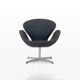 Swan Chair by Arne Jacobsen for Fritz Hansen, Denmark 1958