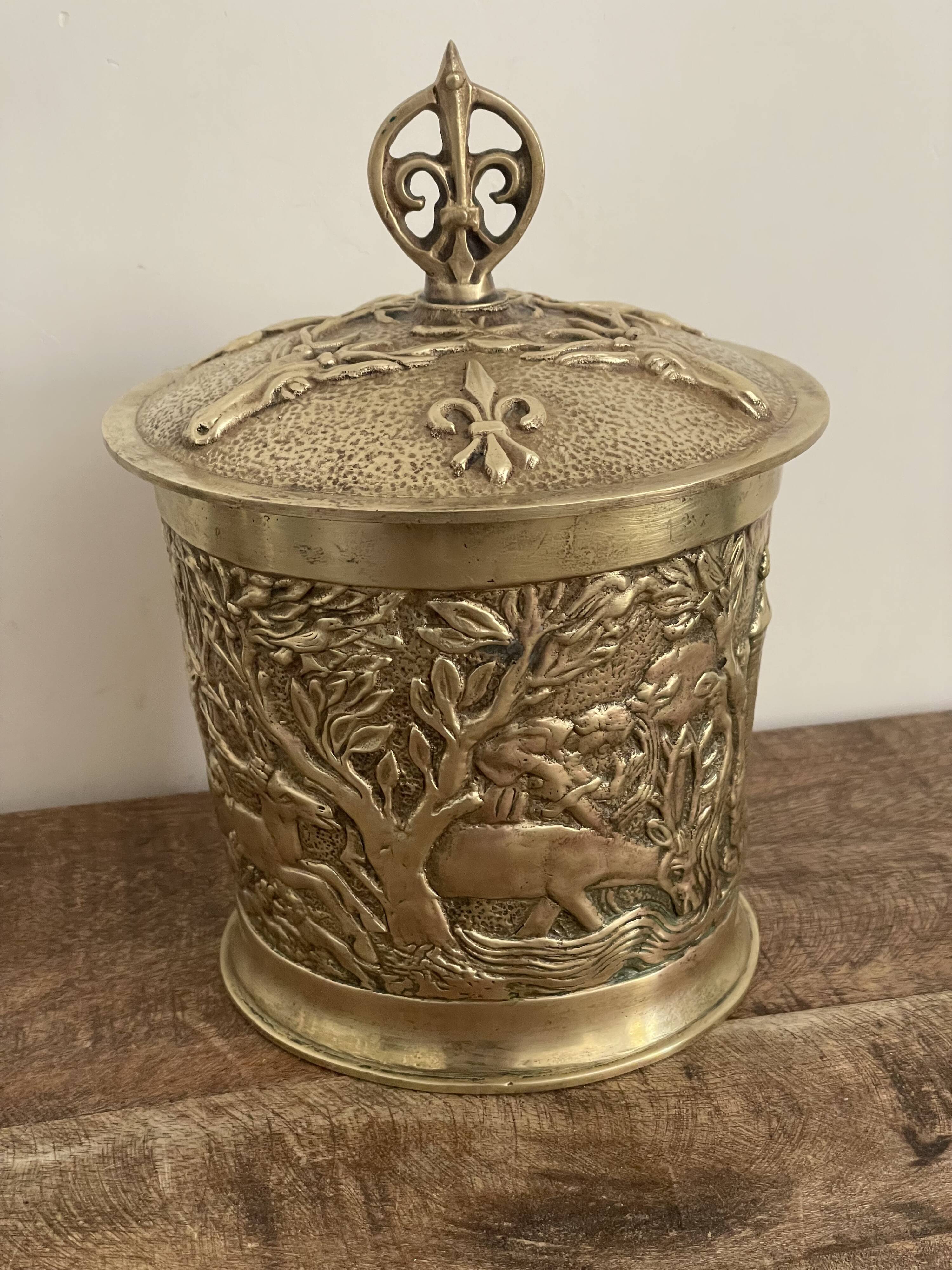 Bronze and ceramic pot Max le Verrier