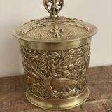 Bronze and ceramic pot Max le Verrier