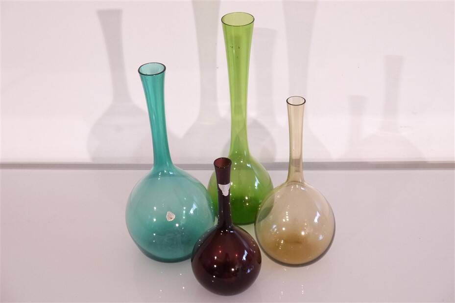 Set of blown vases by Artur Percy, Sweden 1960