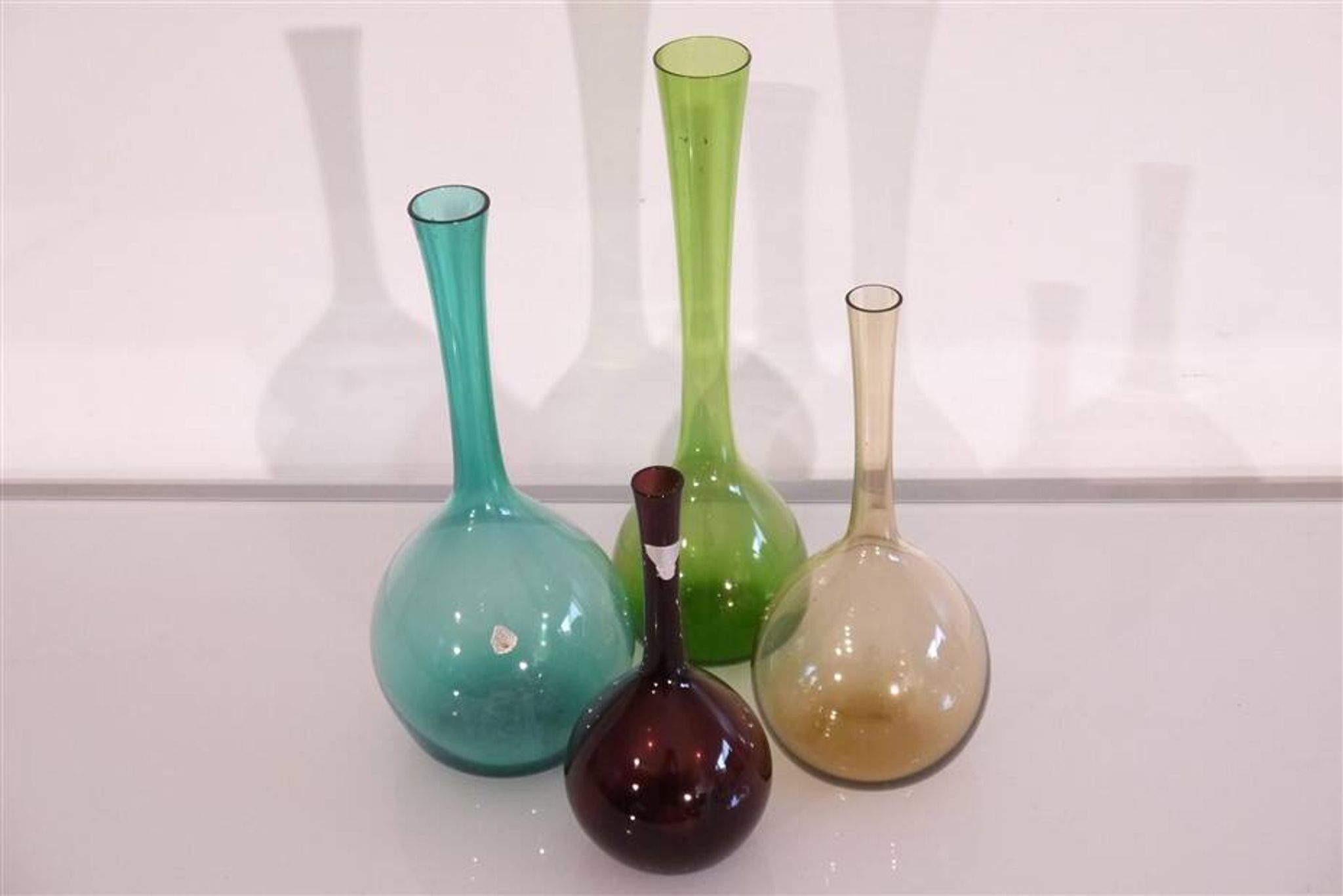 Ensemble de vases soufflés de Artur Percy, Suede 1960