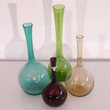 Set of blown vases by Artur Percy, Sweden 1960