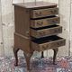 Small English mahogany chest of drawers from the 50s