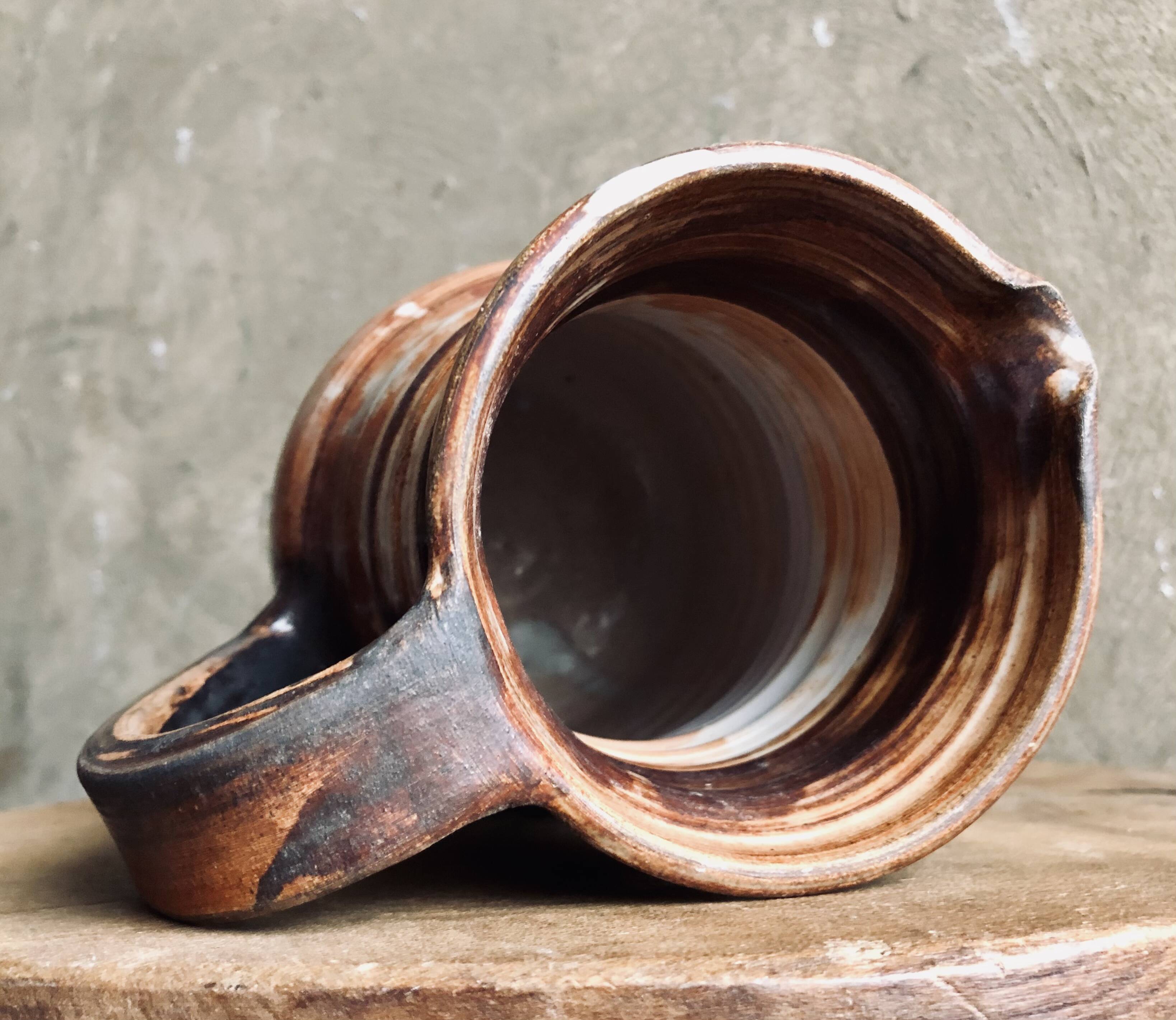 Handcrafted pitcher "The Potter's House" 1960-70