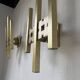 Pair of Regency brass wall lights in Italy