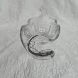 60s elongated crystal bowl