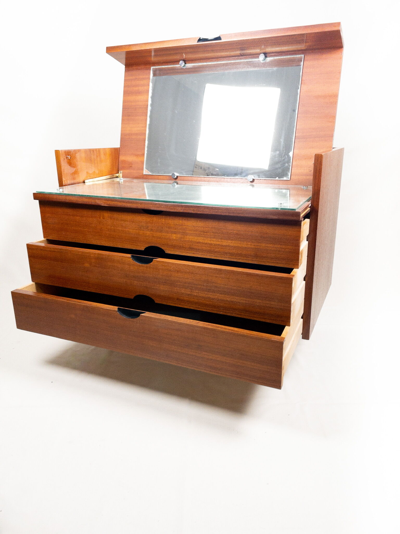 Commode coiffeuse en bois de Paul Geoffroy