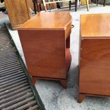 Pair of vintage bedsides