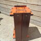 Vintage 70 year orange earthenware harness