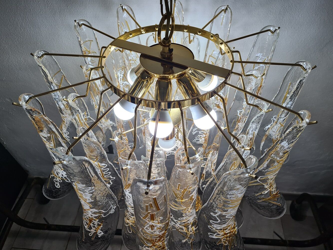 Murano petal tulipano chandelier