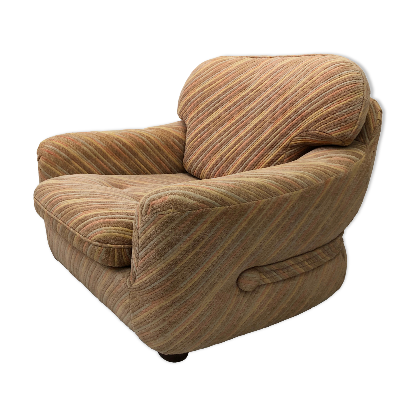 Pastel italian zorzi armchair midcentury 1970s