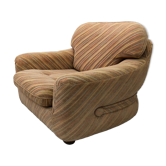 Fauteuil italien pastel Zorzi du milieu du siècle des années 1970