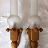 Pair of Wall Lights by Guillerme and Chambron for Your Home