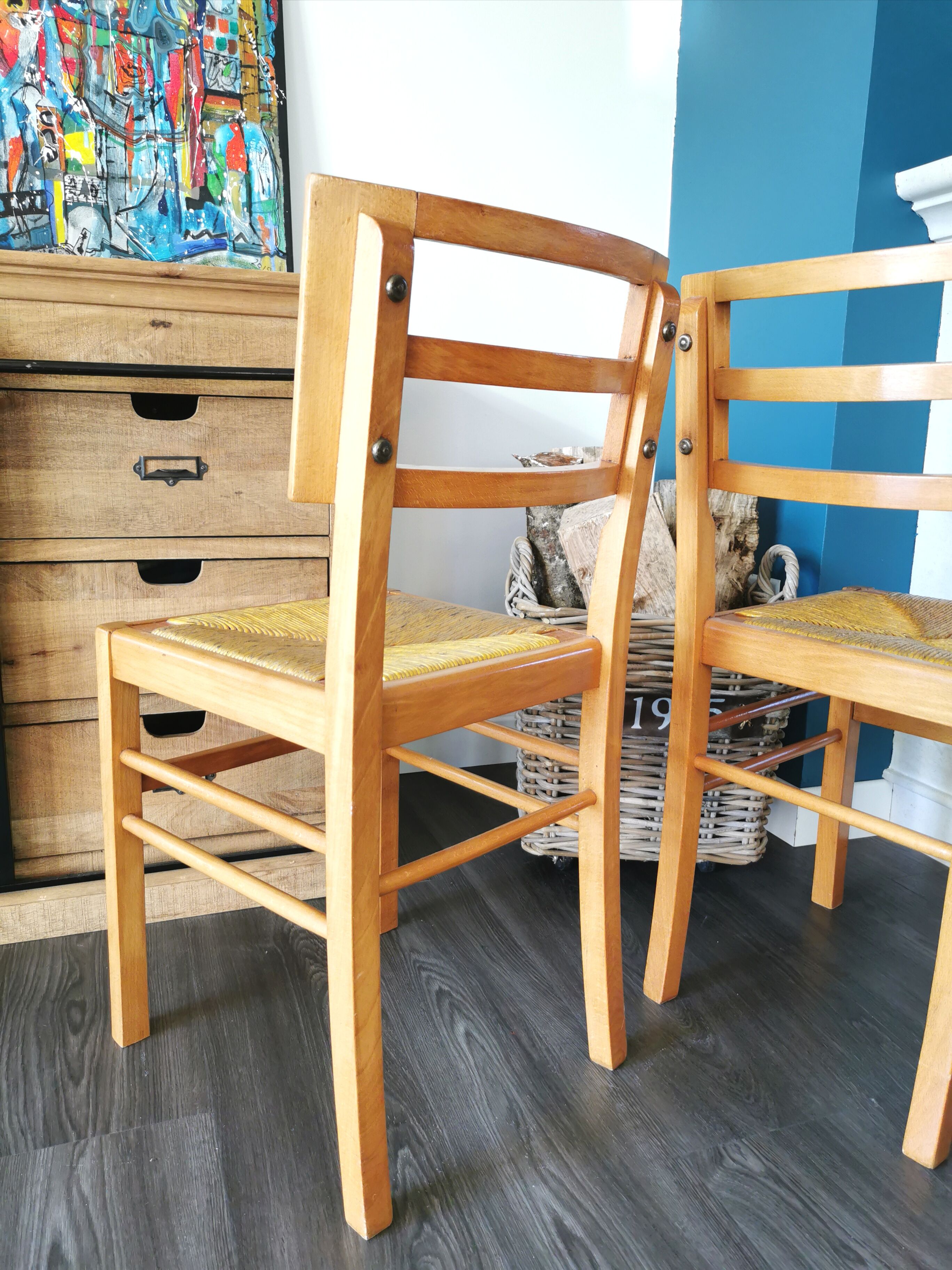 Pair of Pierre Cruege chairs