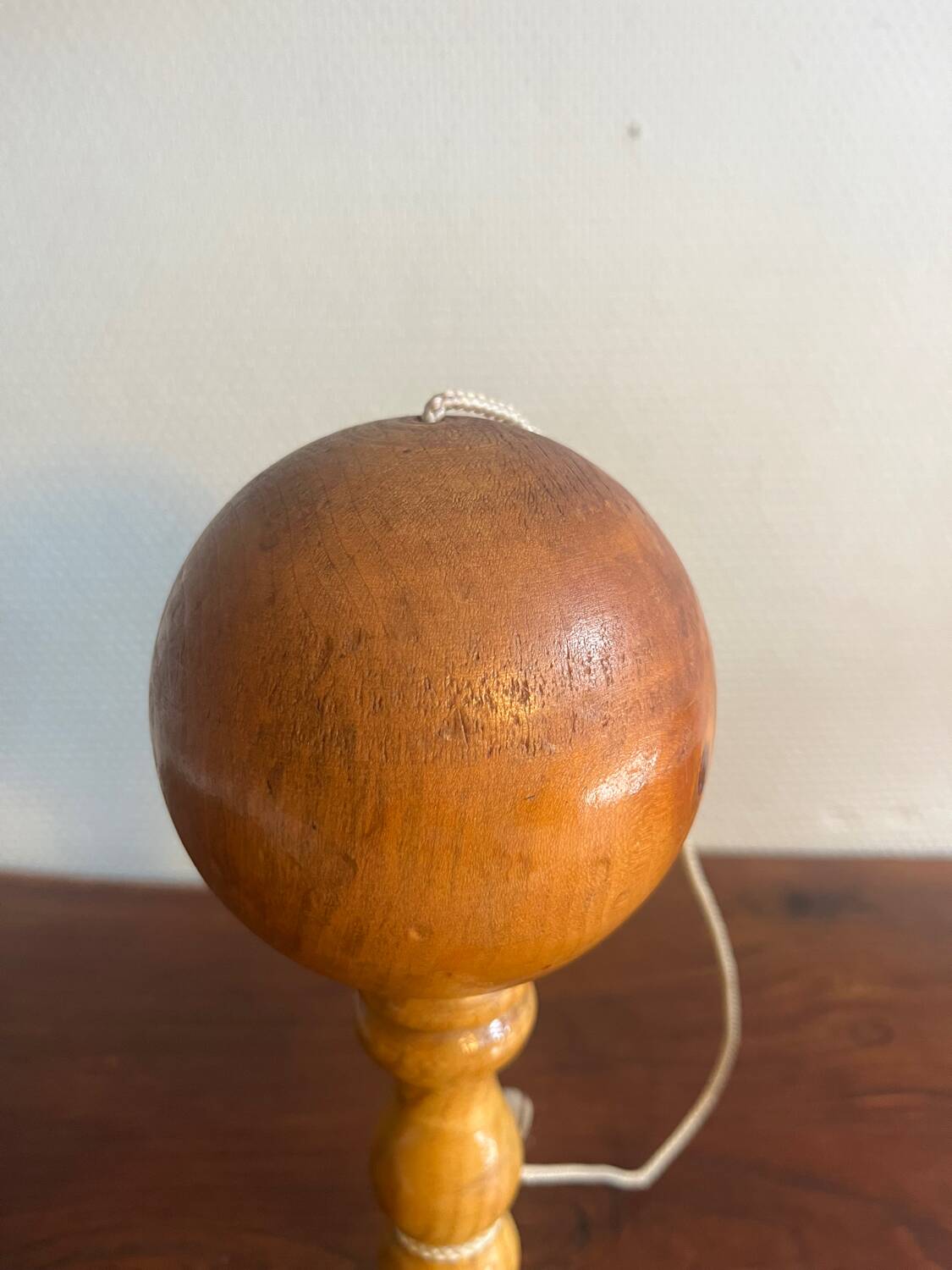 Wooden cup and ball game