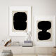 Paire d’impressions de giclée. Ensemble d’art mural abstrait de deux, A3