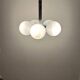 Suspension globe en verre vintage Hustadt Leuchten