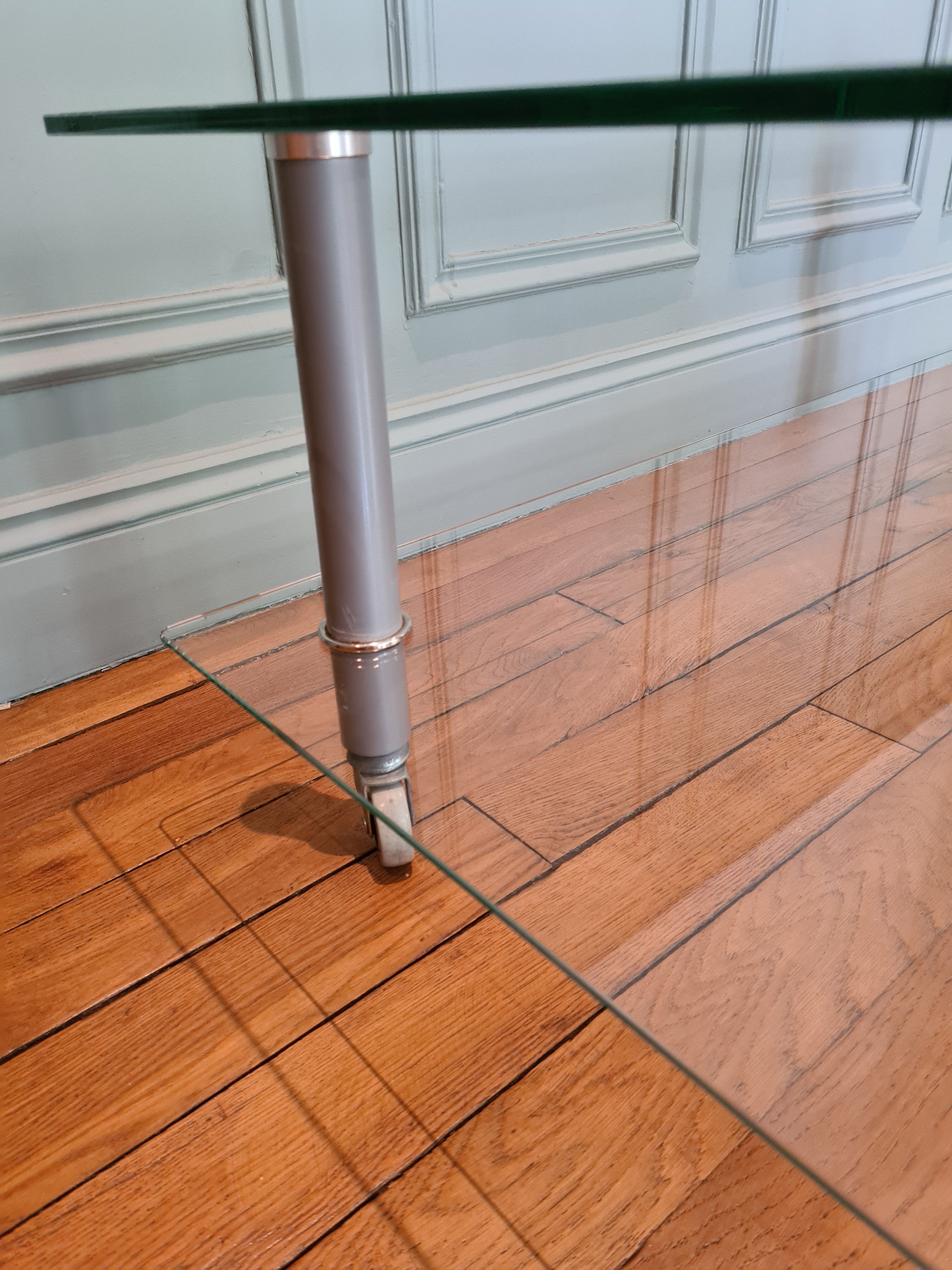 Coffee table with glass tops