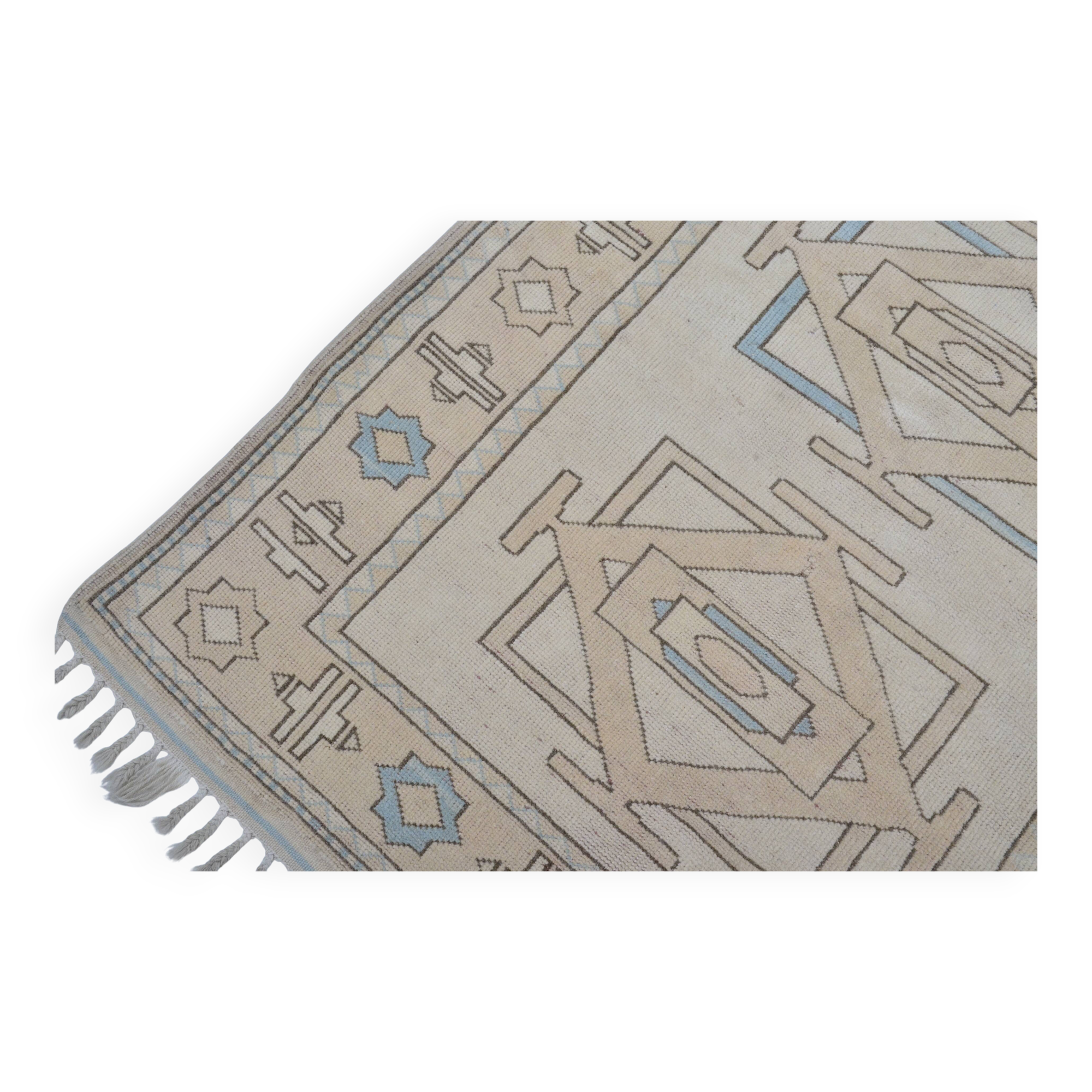 Turkish Oushak handmade rug sku 3594