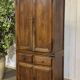 4-door buffet in chestnut from the late 19th century, originating from an old shop.