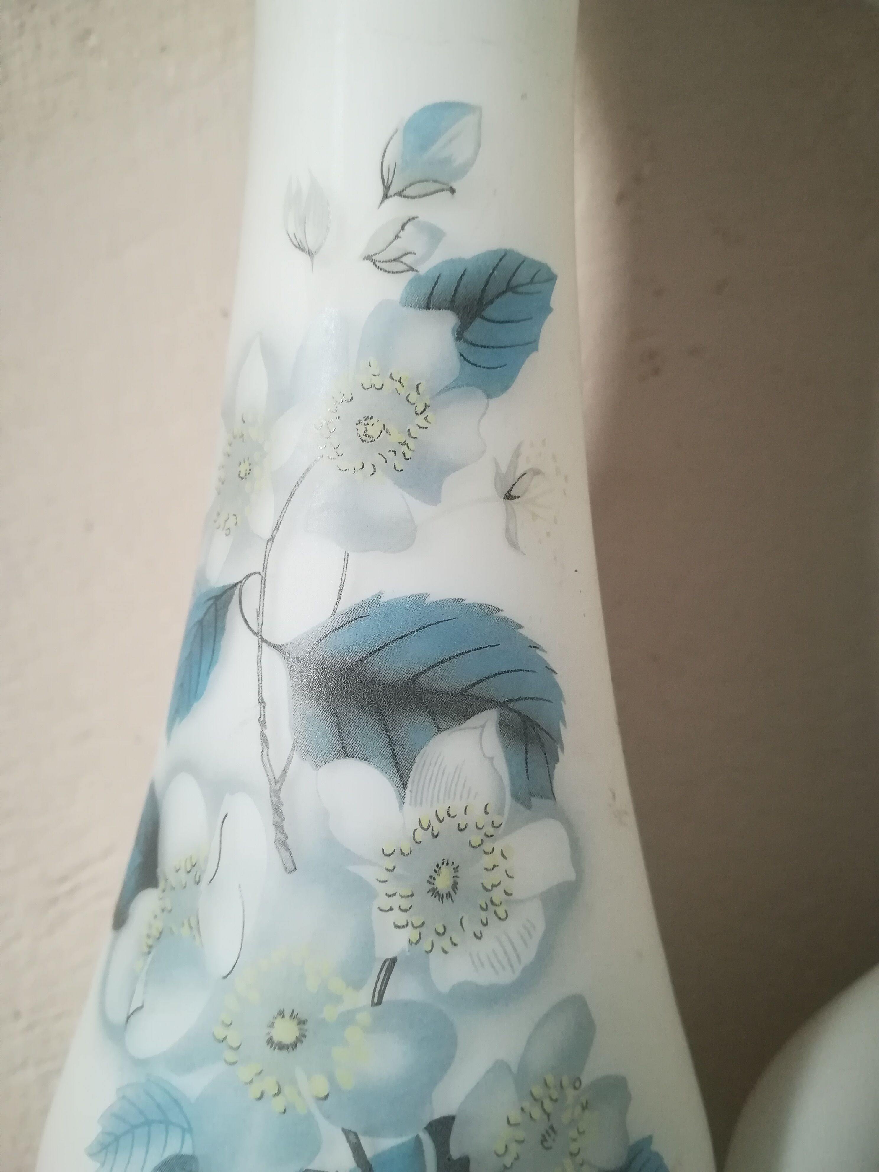 Duo of opaline vases