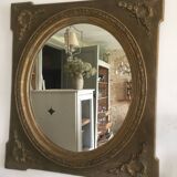 Antique gold mirror