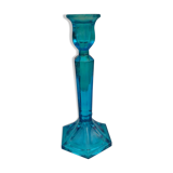 Blue candle holder
