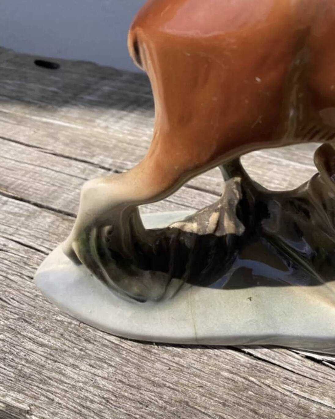 Vintage ceramic doe