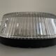 Flush mount crystal glass ceiling light from the mid-century, 1960s, Germany
