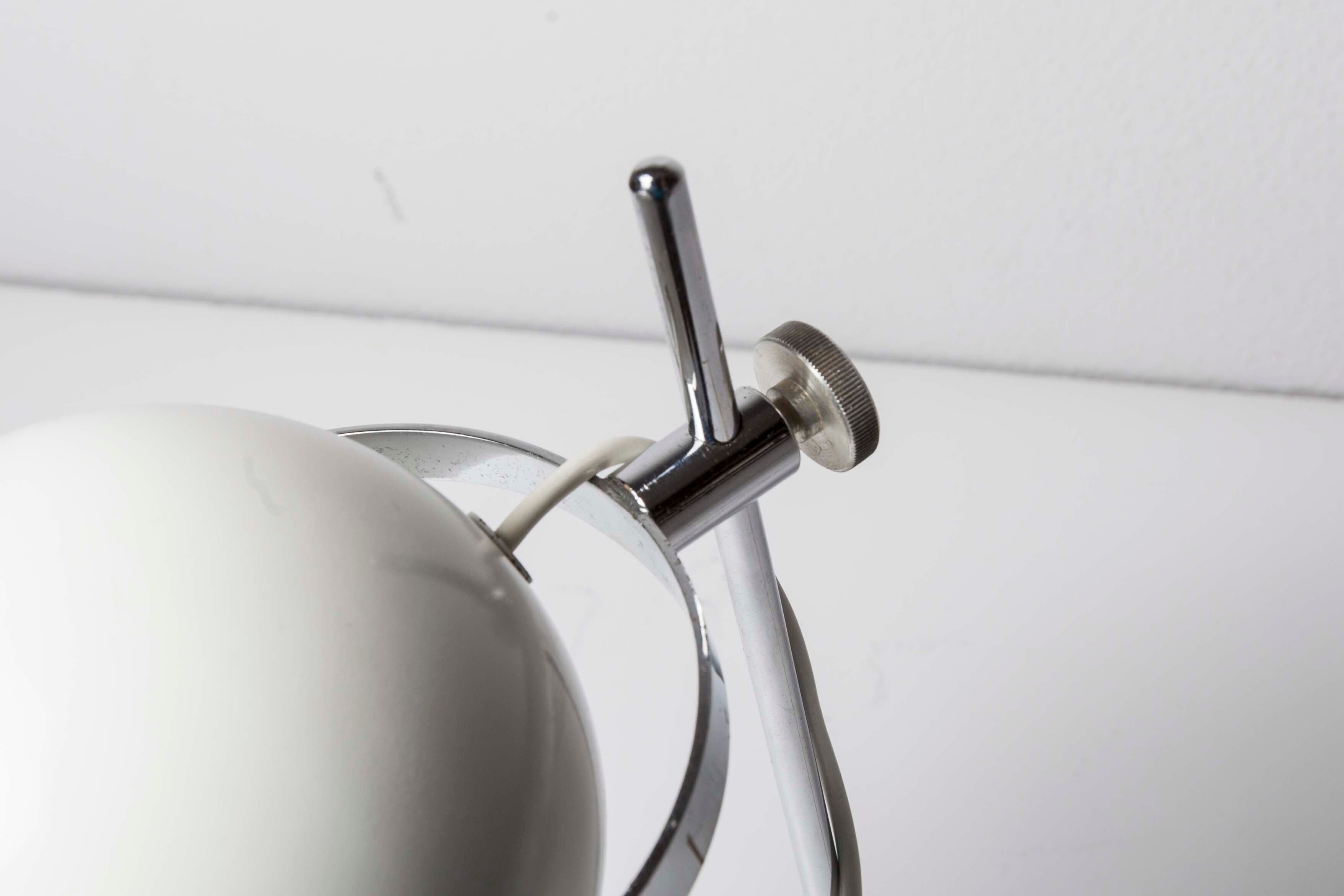 Vintage Disderot Coral Eyeball Lamp 1960