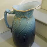 Pichet broc à eau  faïence Villeroy et Boch fin XIX ème siècle début XX ème siècle